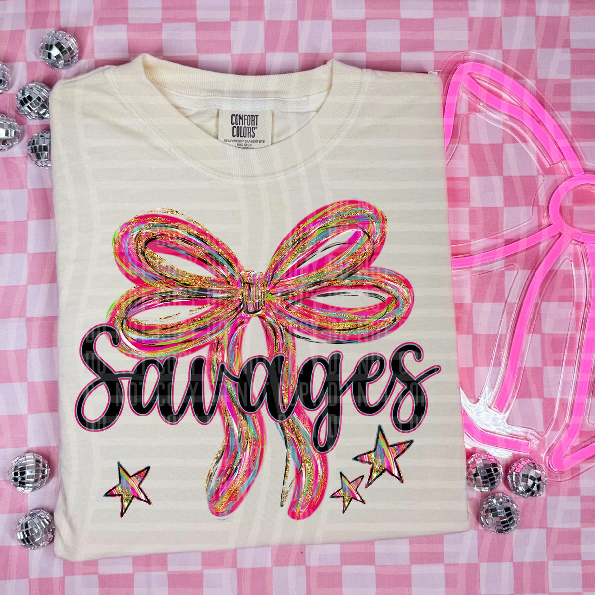 Savages Whimsical Bow (caplinger) DTF transfer