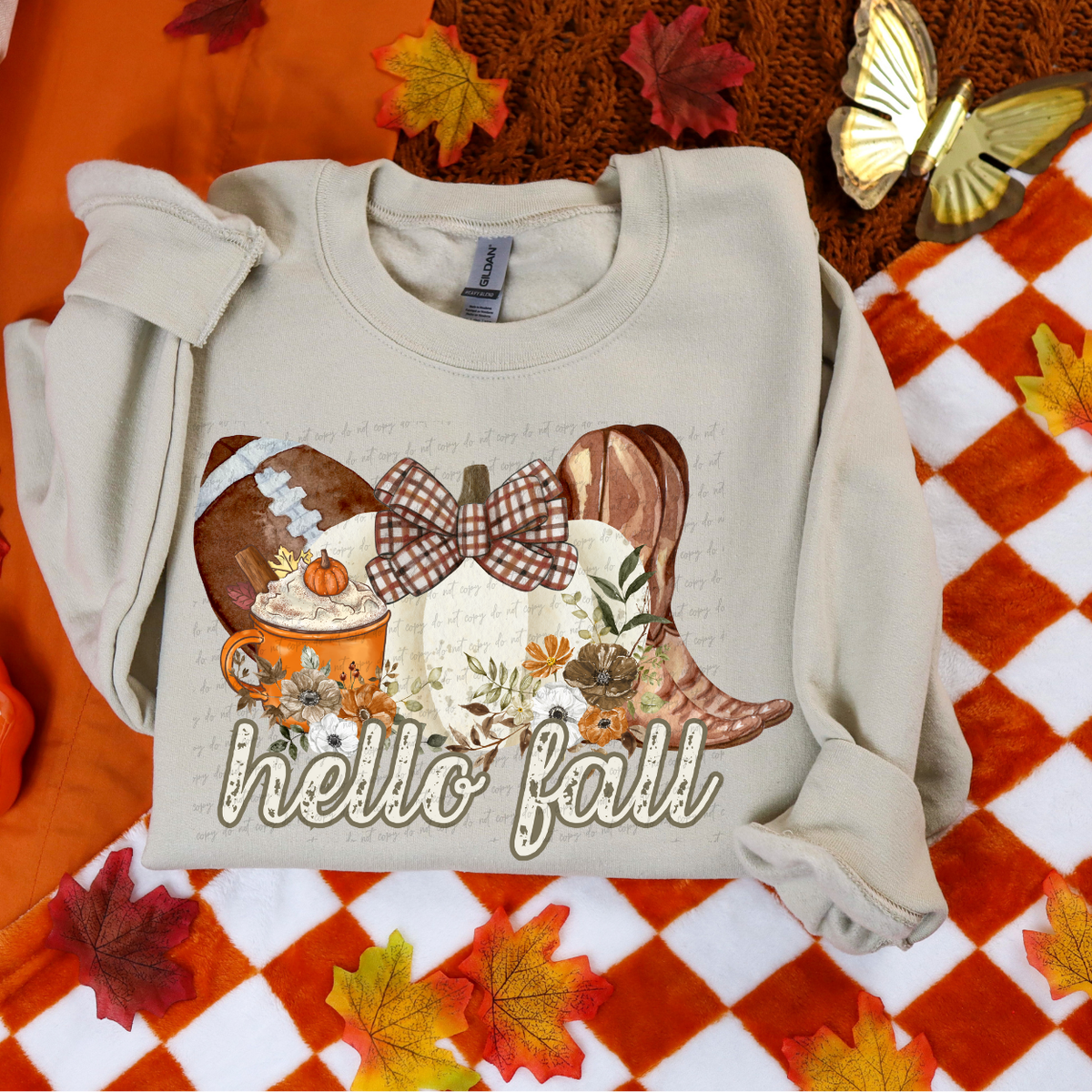 Hello Fall 68048 DTF Transfer