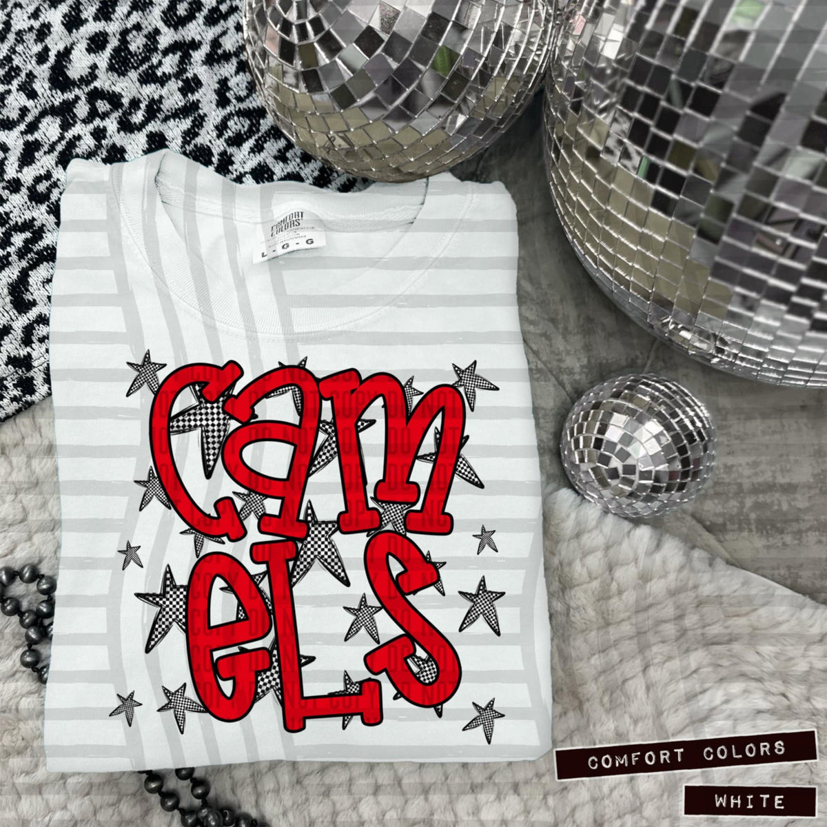 Red Staggered Mascots (Caplinger)