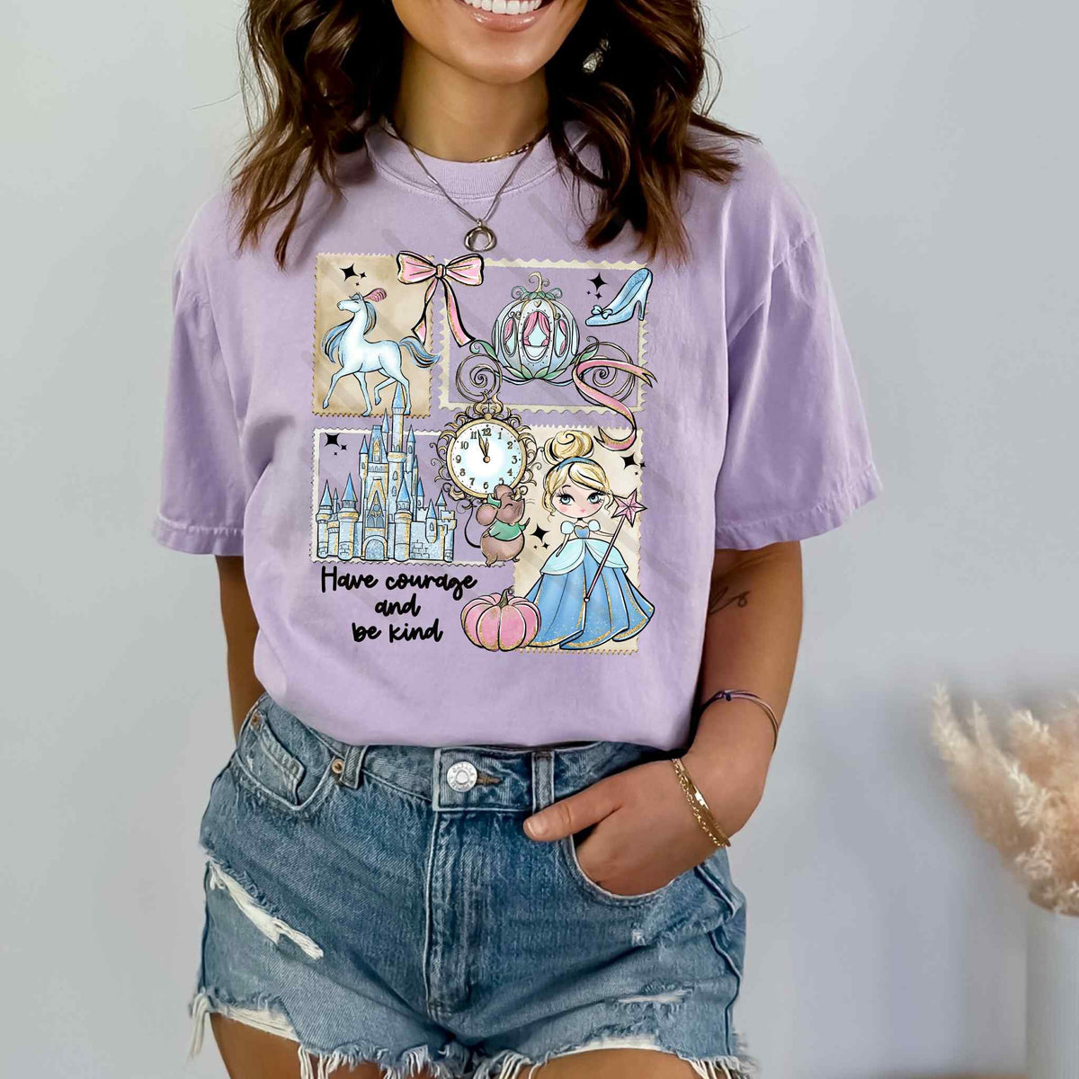 Pumpkin Princess and carriage stamps exclusive DTF transfer
