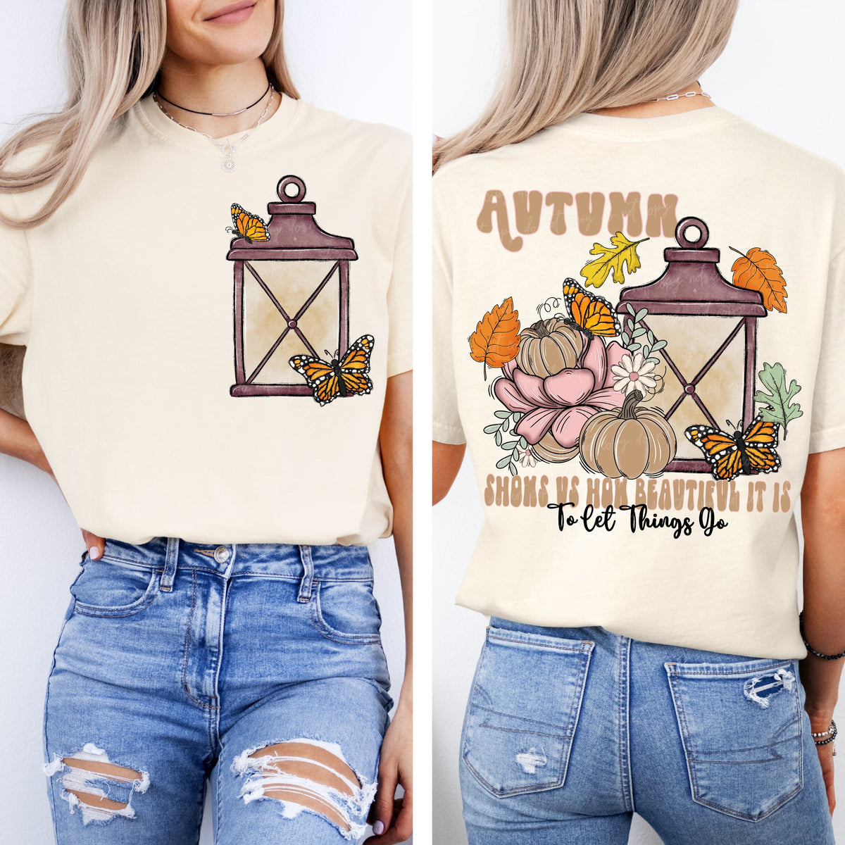 Autum Lantern 30285 DTF transfer