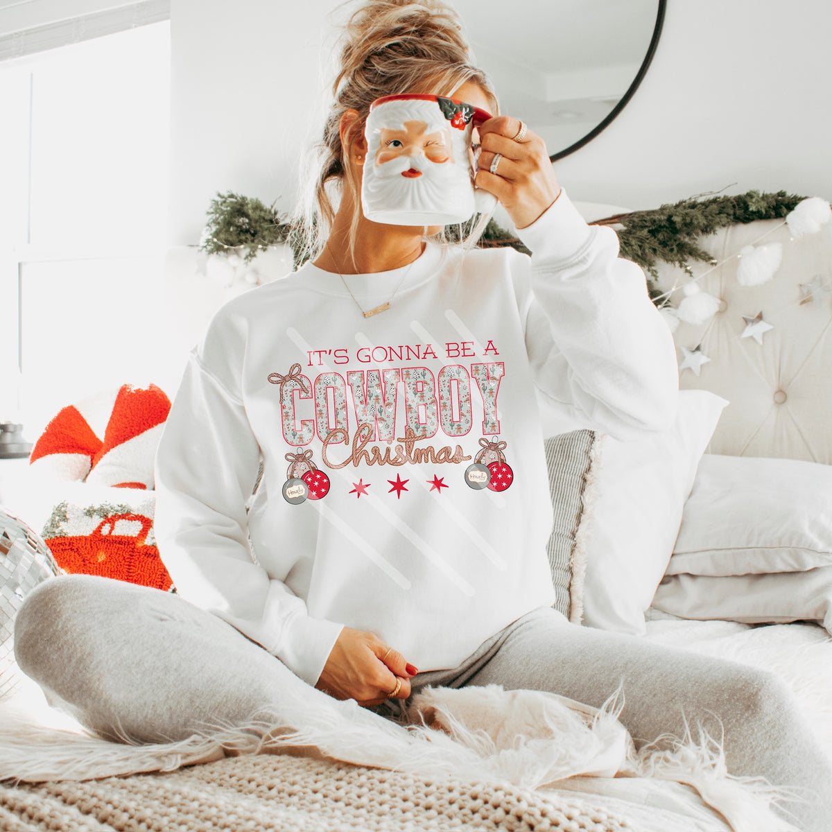 Cowboy Christmas (MZ) DTF Transfer