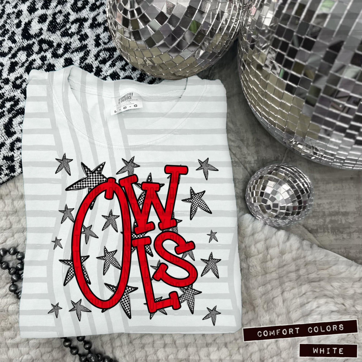 Red Staggered Mascots (Caplinger)