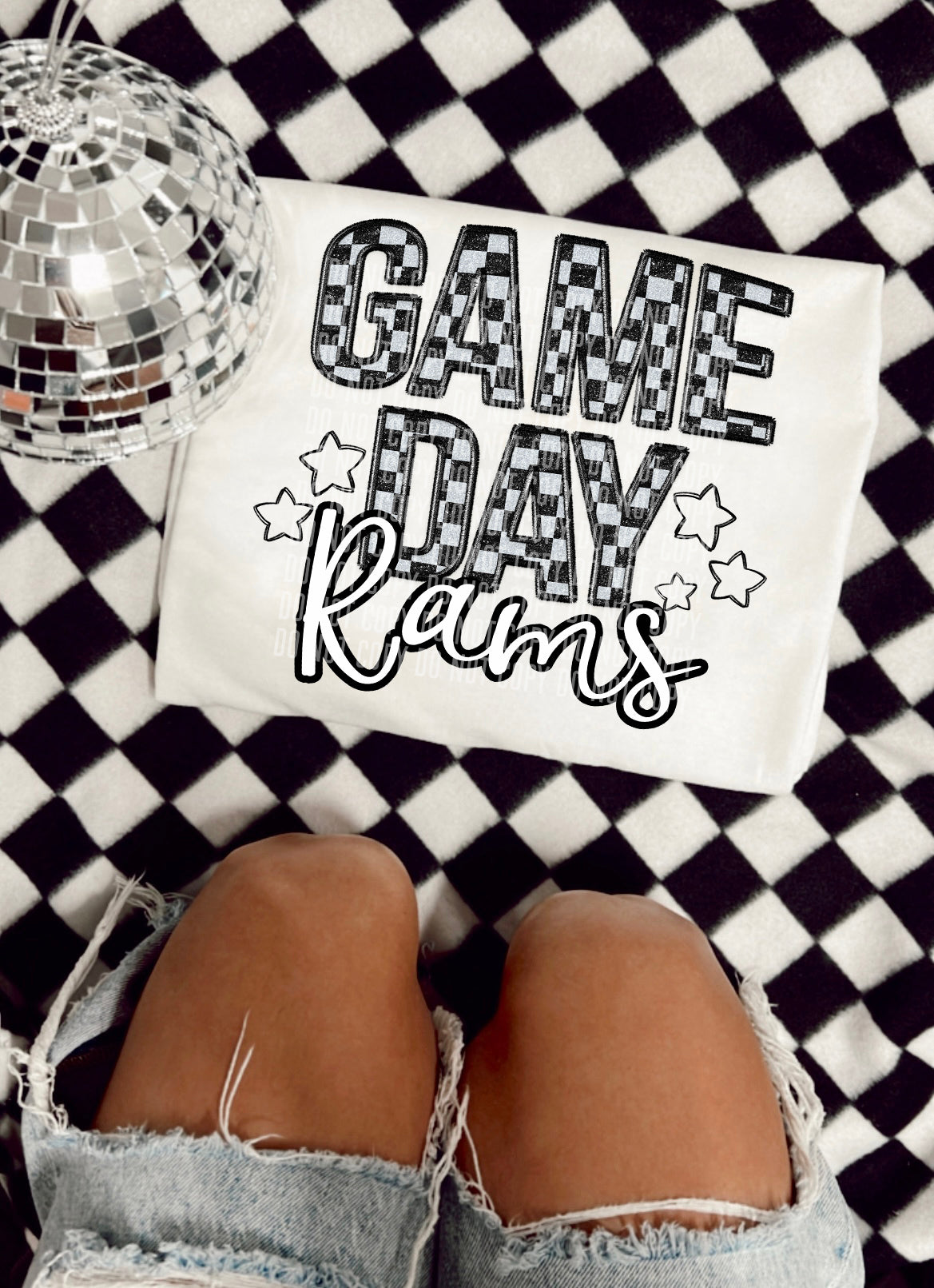 Game Day Rams (white) 30892 DTF transfers