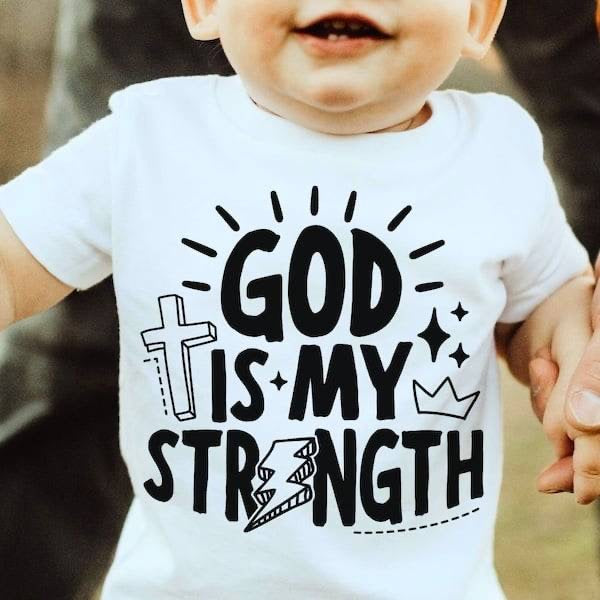 God is my strength (KARTA) 62993 DTF transfer