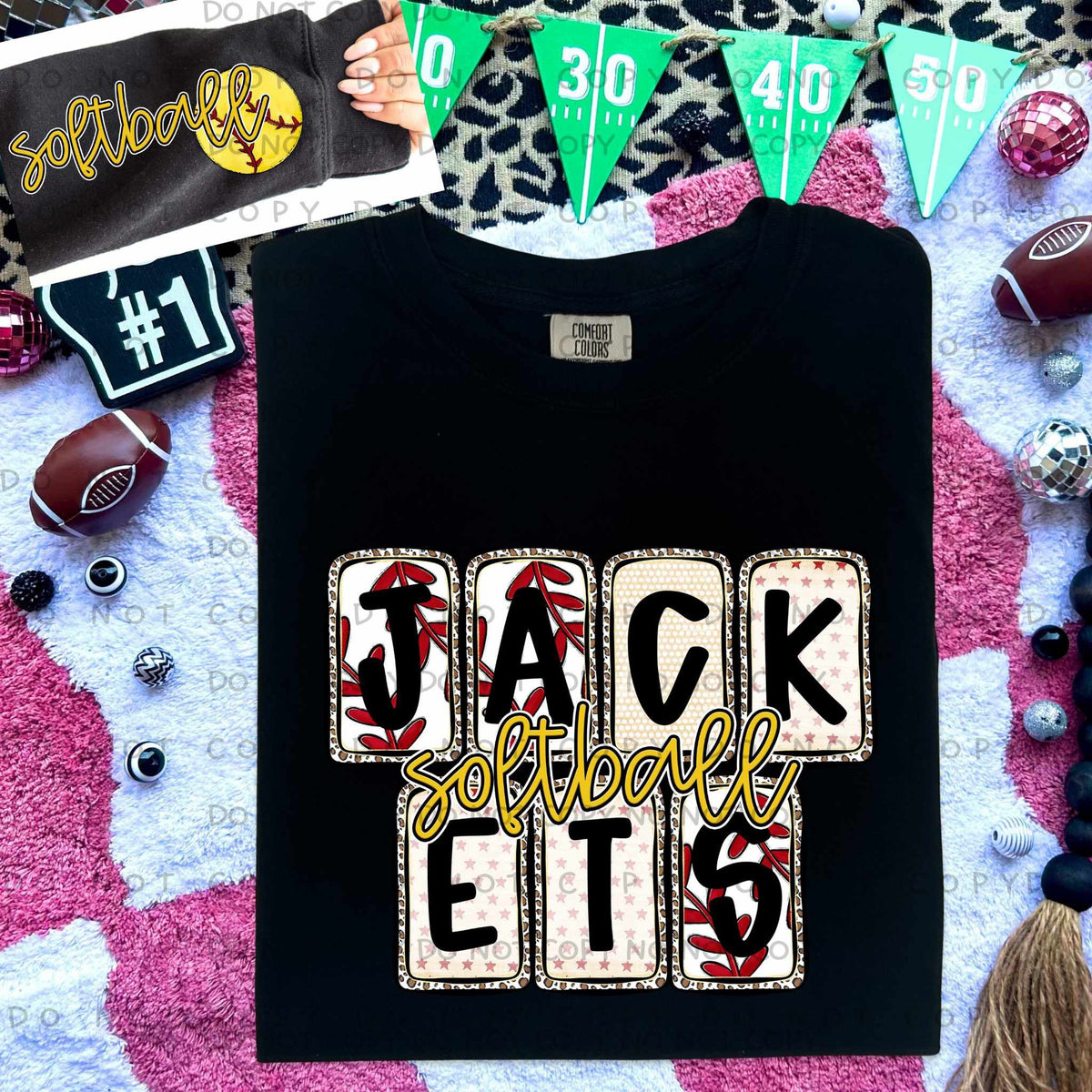 Jackets Softball FRONT (Caplinger) 82809 DTF transfer