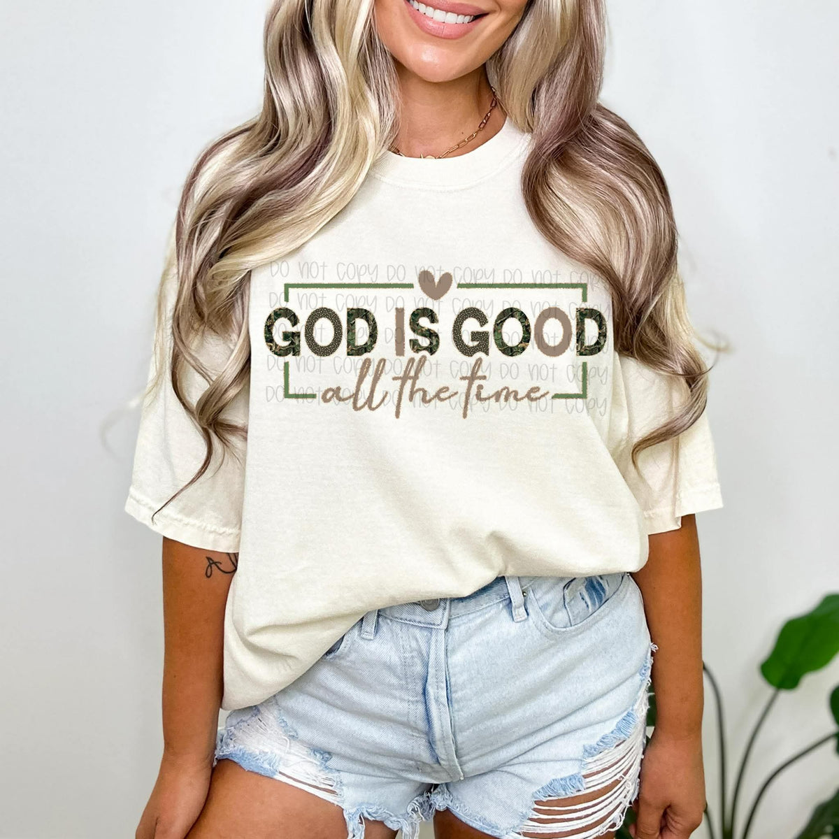 God is good all the time (SSD) DTF Transfer