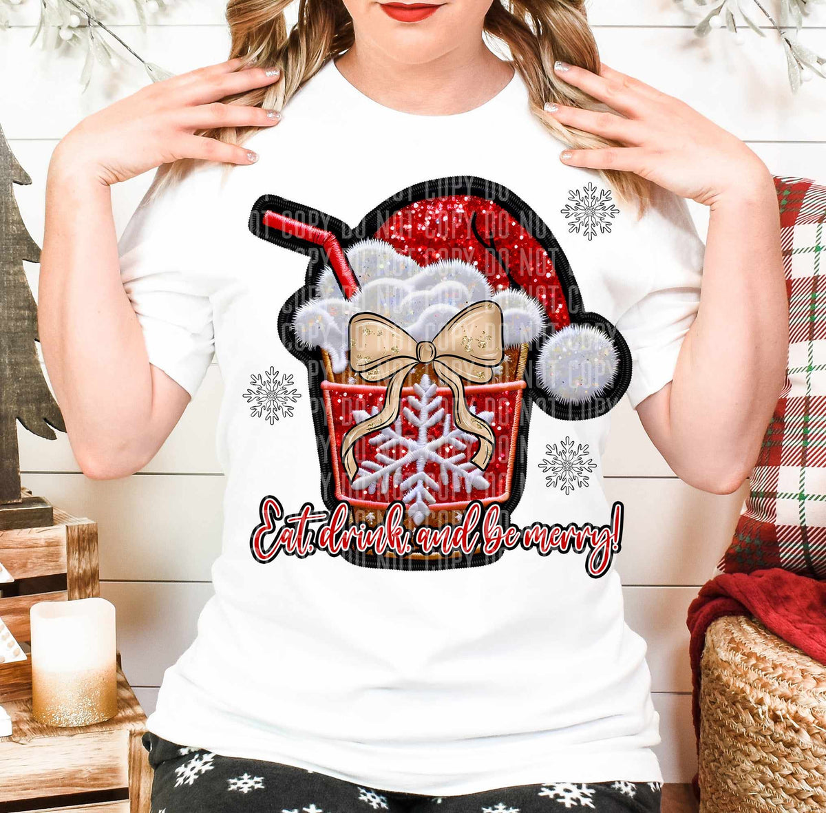 Eat drink and be merry (caplinger) 60879 DTF transfer