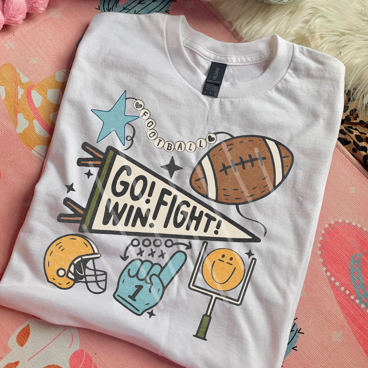 Go Fight Win Football (saved)  DTF transfer