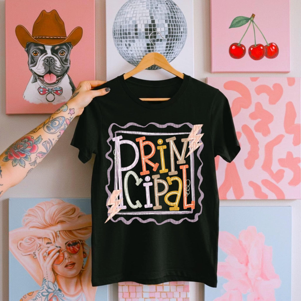 Principal doodle stamp (SWD) 107489 DTF transfer