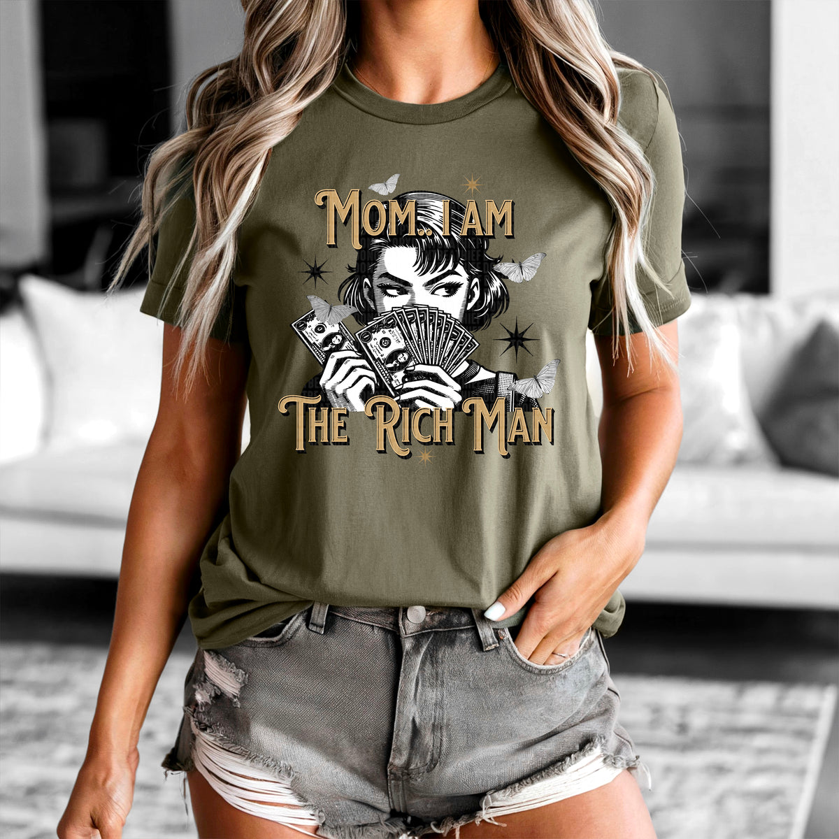 Mom I am a rich man 93701 DTF transfer