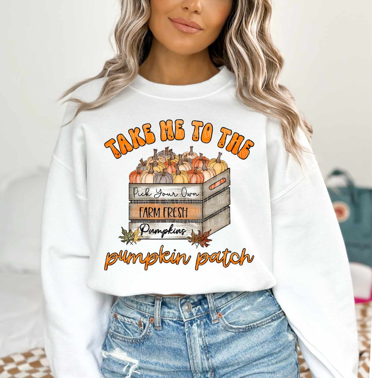 Take me to the pumpkin patch (LANE) 50905 DTF transfer