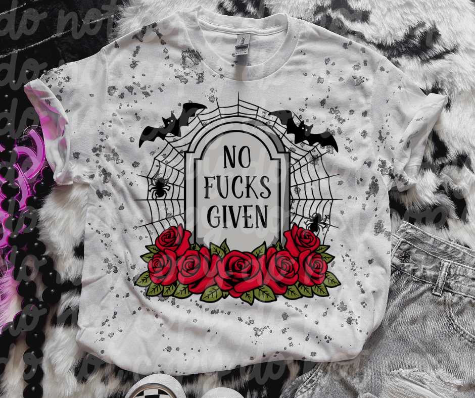 No fucks given headstone (vintage) 53760 DTF transfer