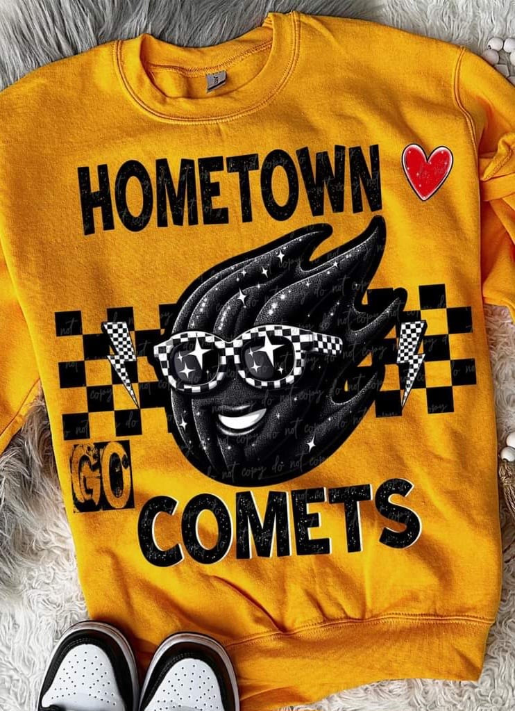 Hometown comets (VIRGO) 55690 DTF transfer