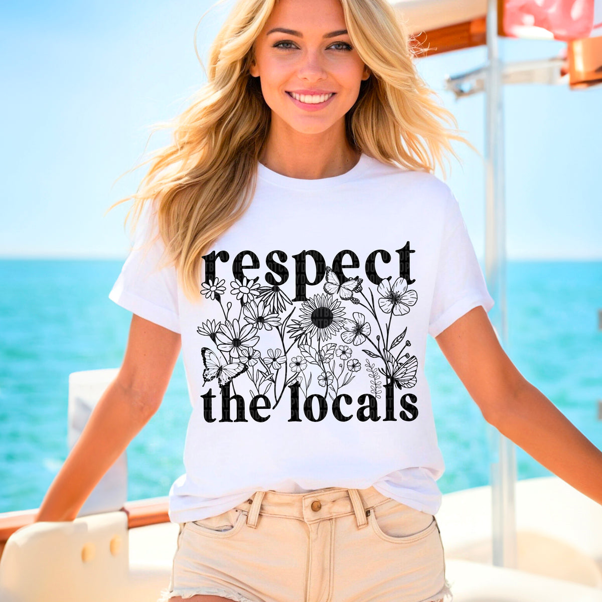 Respect the locals 95574 DTF transfer
