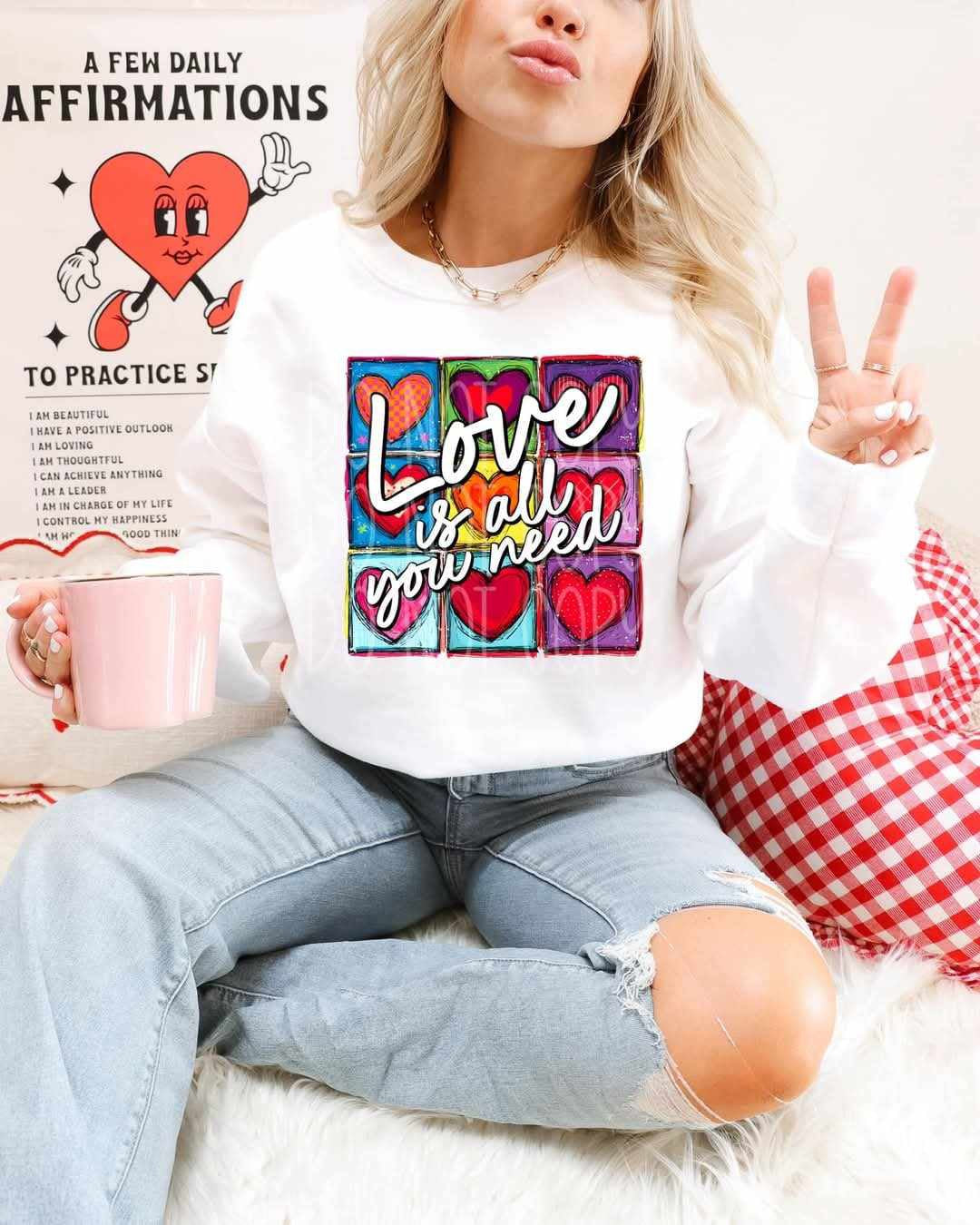 Love is all you need (PH) 75668 DTF transfer