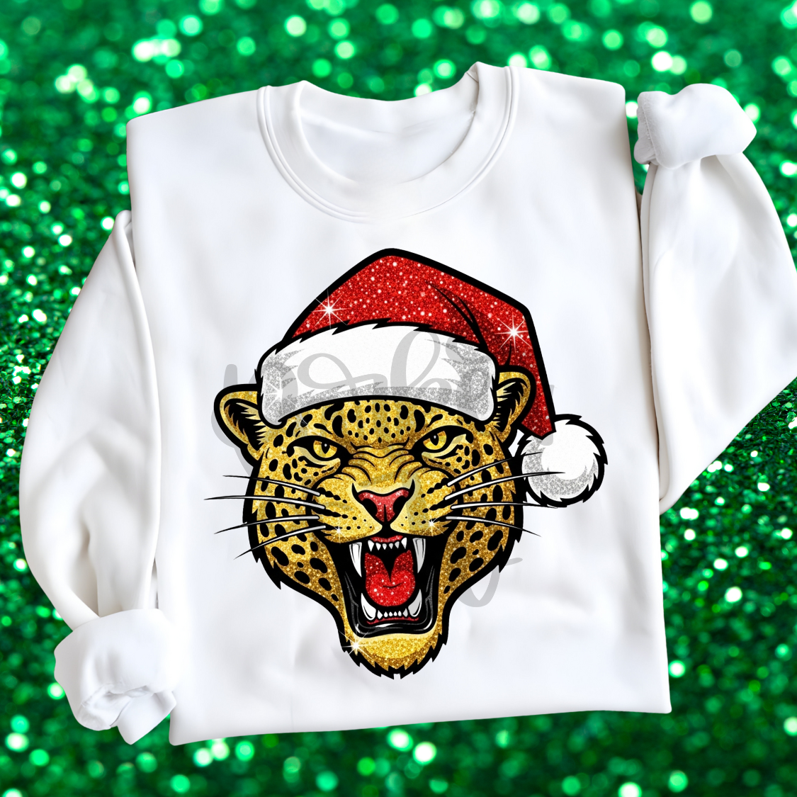 Cheetah Santa Hat (PARKER) DTF transfer