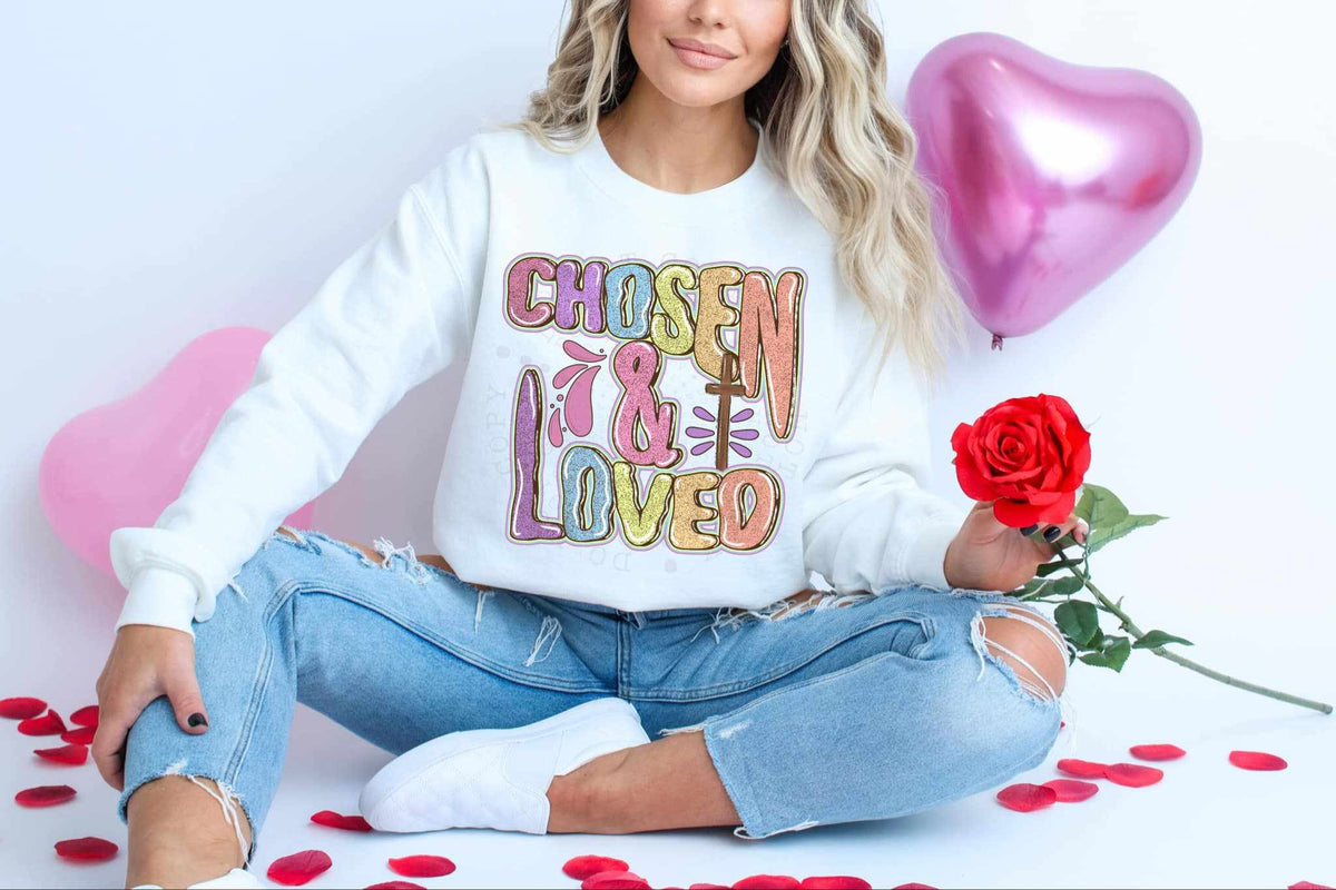 Chosen & loved 70125 DTF transfer