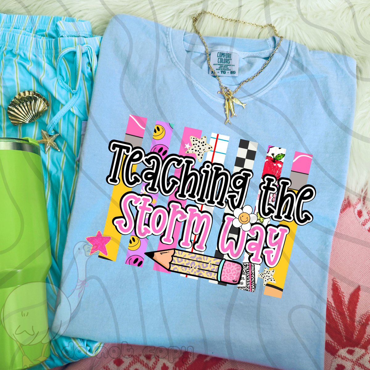 Teaching the storm way school stripes (DKD) DTF Transfer