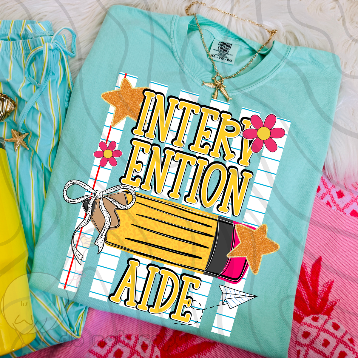 Intervention aid pencil stripes (DKD) DTF Transfer