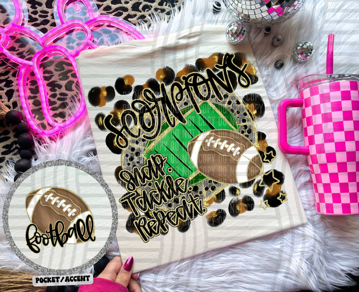 Snap Tackle Repeat Mascots POCKET NOT INCLUDED (Caplinger)