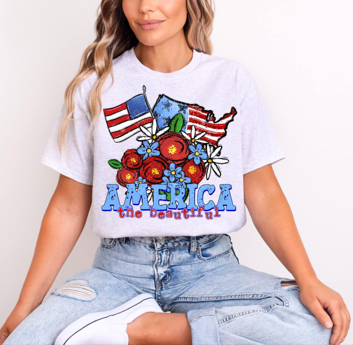 America the beautiful 94412 DTF transfer