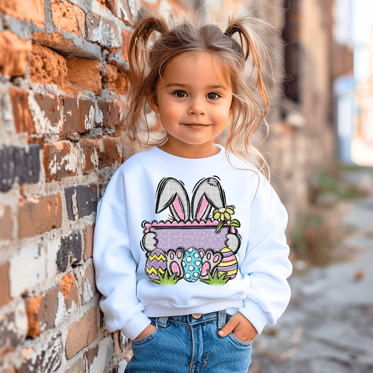 Easter name tag (SDD) 85932 DTF transfer