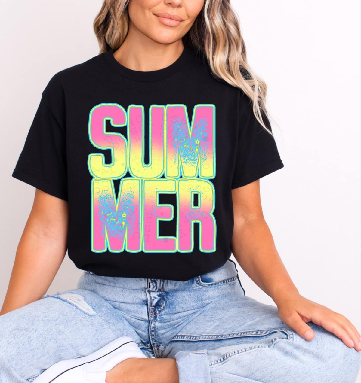 Summer ombré 96743 DTF transfer