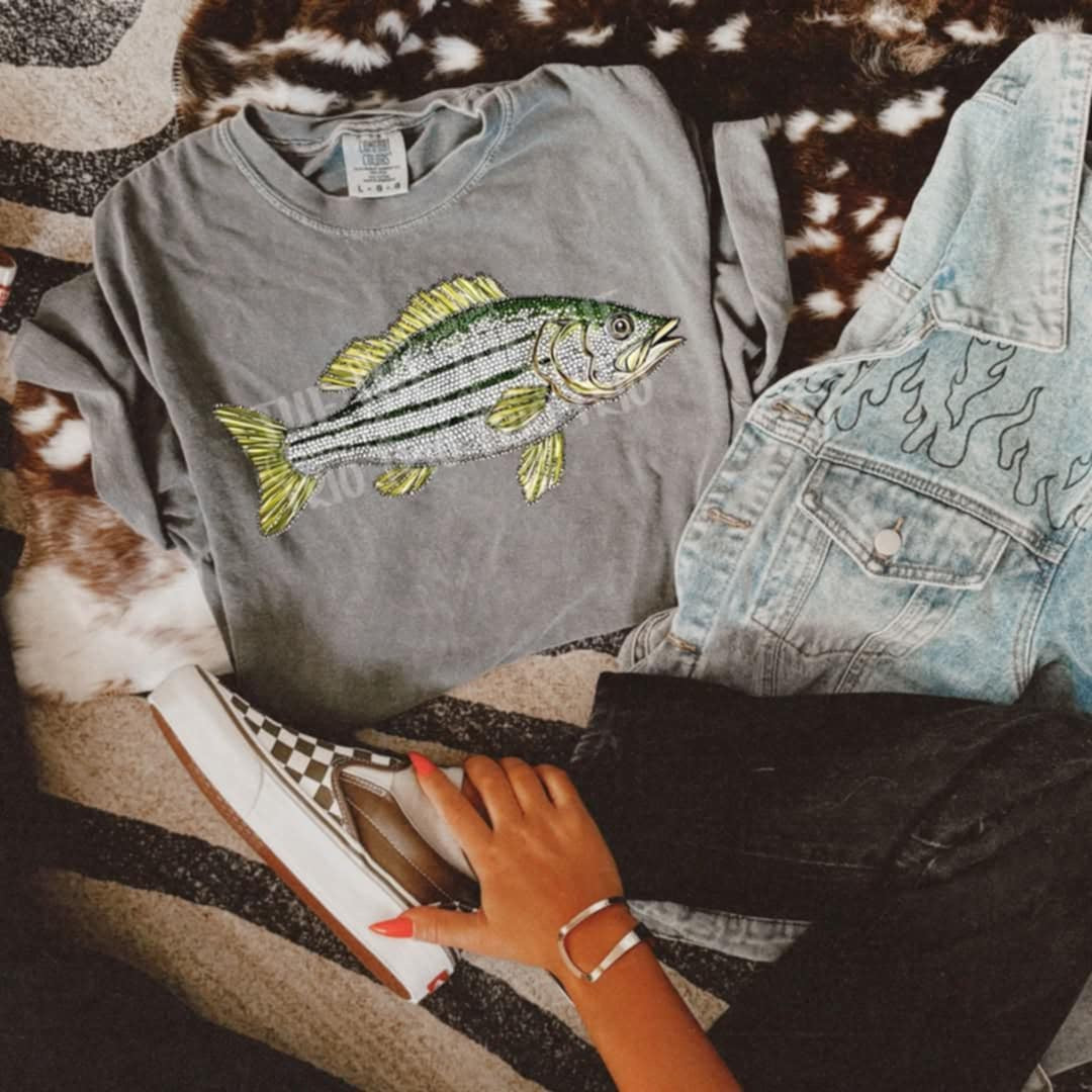 Rhinestone fish 1 (Classy) 95294 DTF transfer