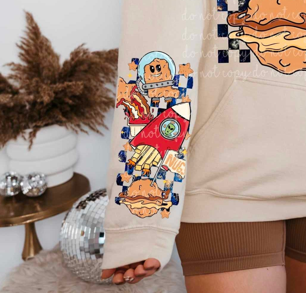 Astronaut nuggets sleeve (MMD) 52669 DTF transfer