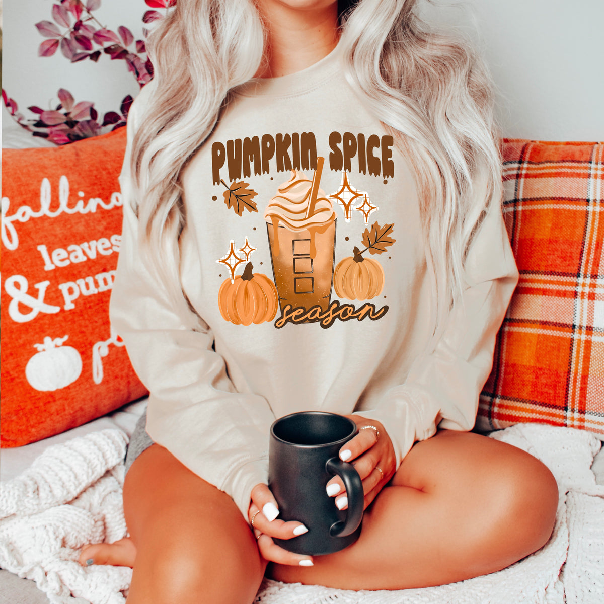 Pumpkin spice season drink (CSC) DTF Transfer