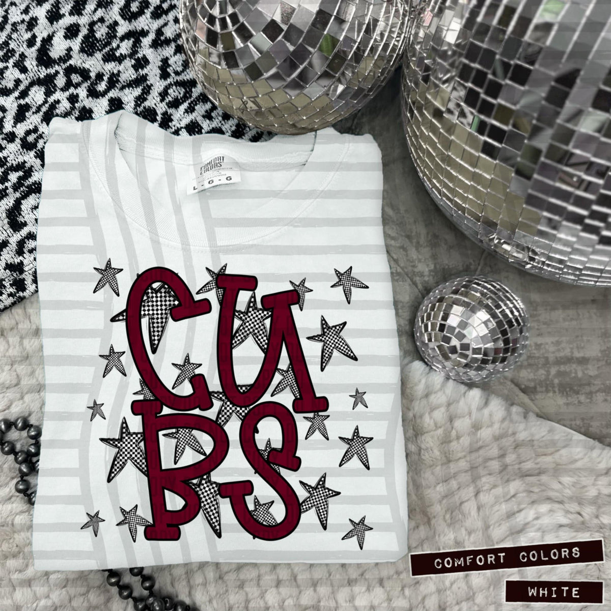 Maroon Staggered Mascots (Caplinger)