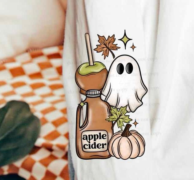 Apple cider sleeve (CSC) 58543 DTF transfer
