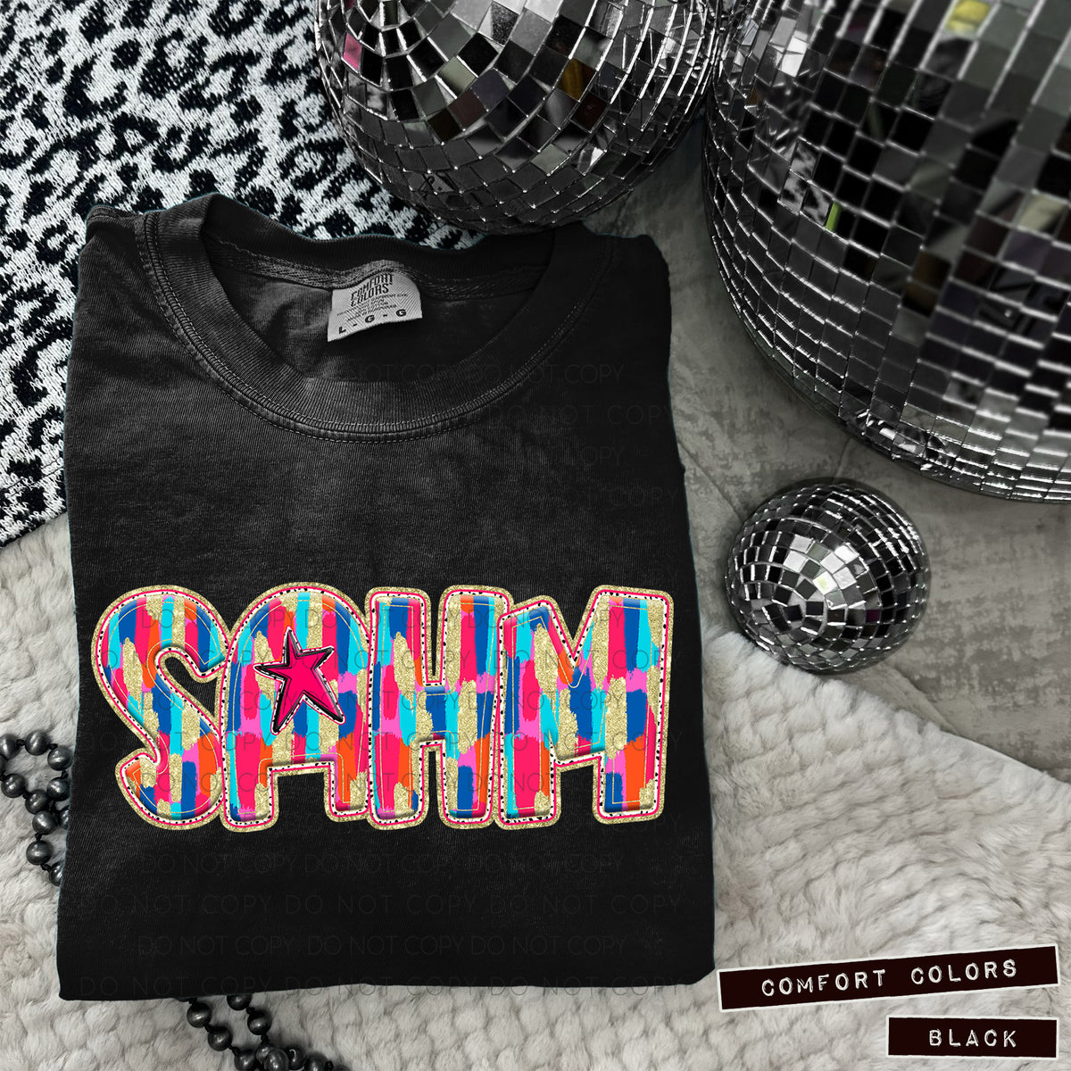 SAHM Tutti Brushstrokes (Caplinger) DTF transfer