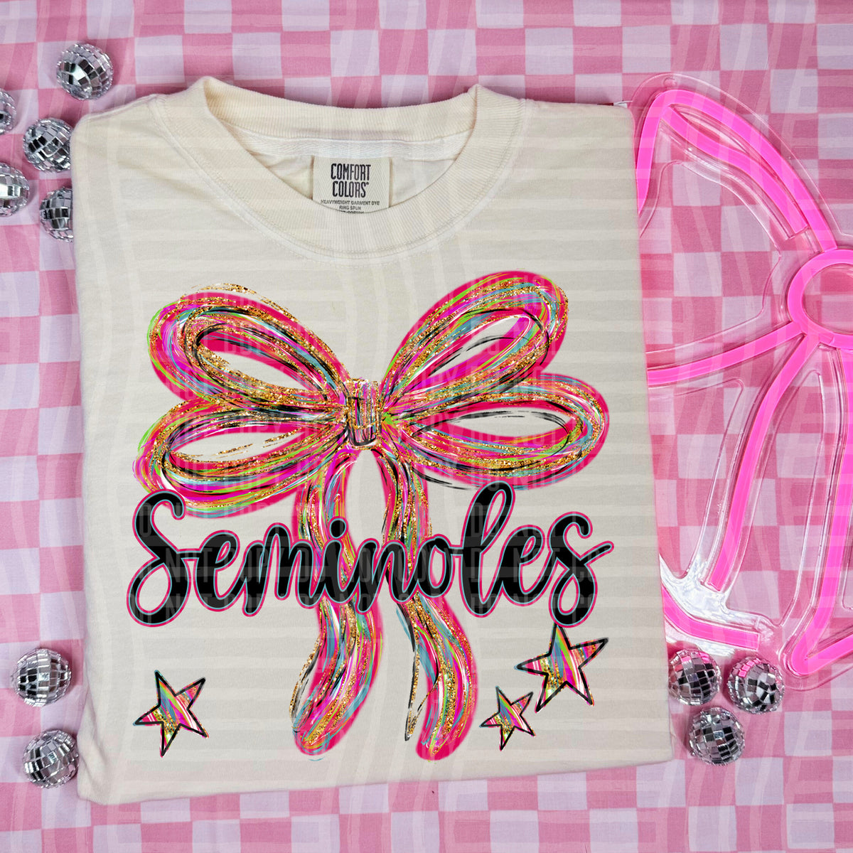 Seminoles Whimsical Bow (caplinger) DTF transfer