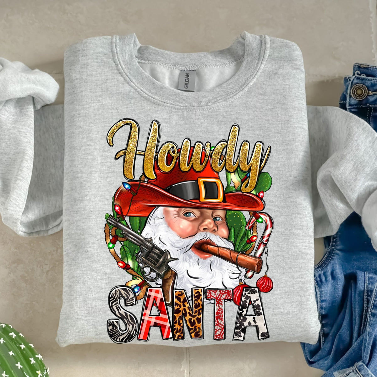 Howdy Santa-38640-DTF transfer