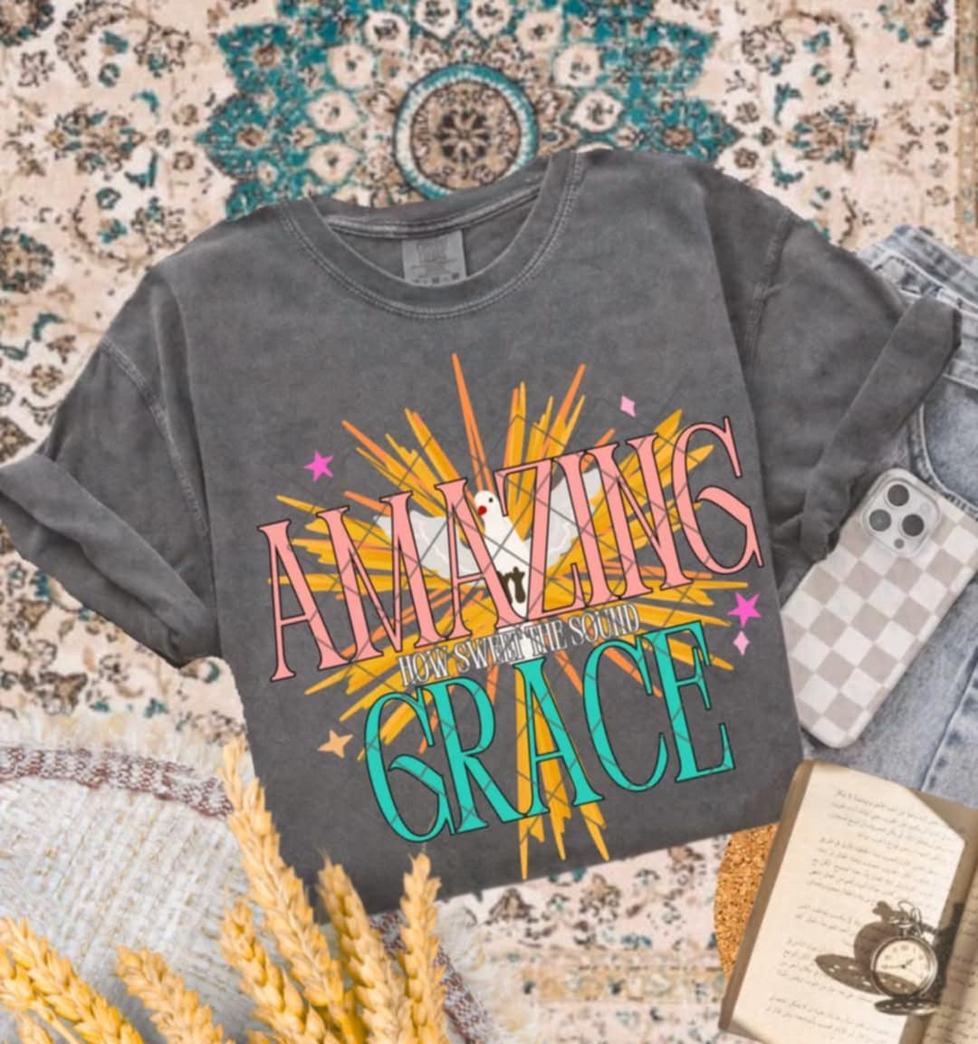 Amazing grace white bird 91410 TF transfer