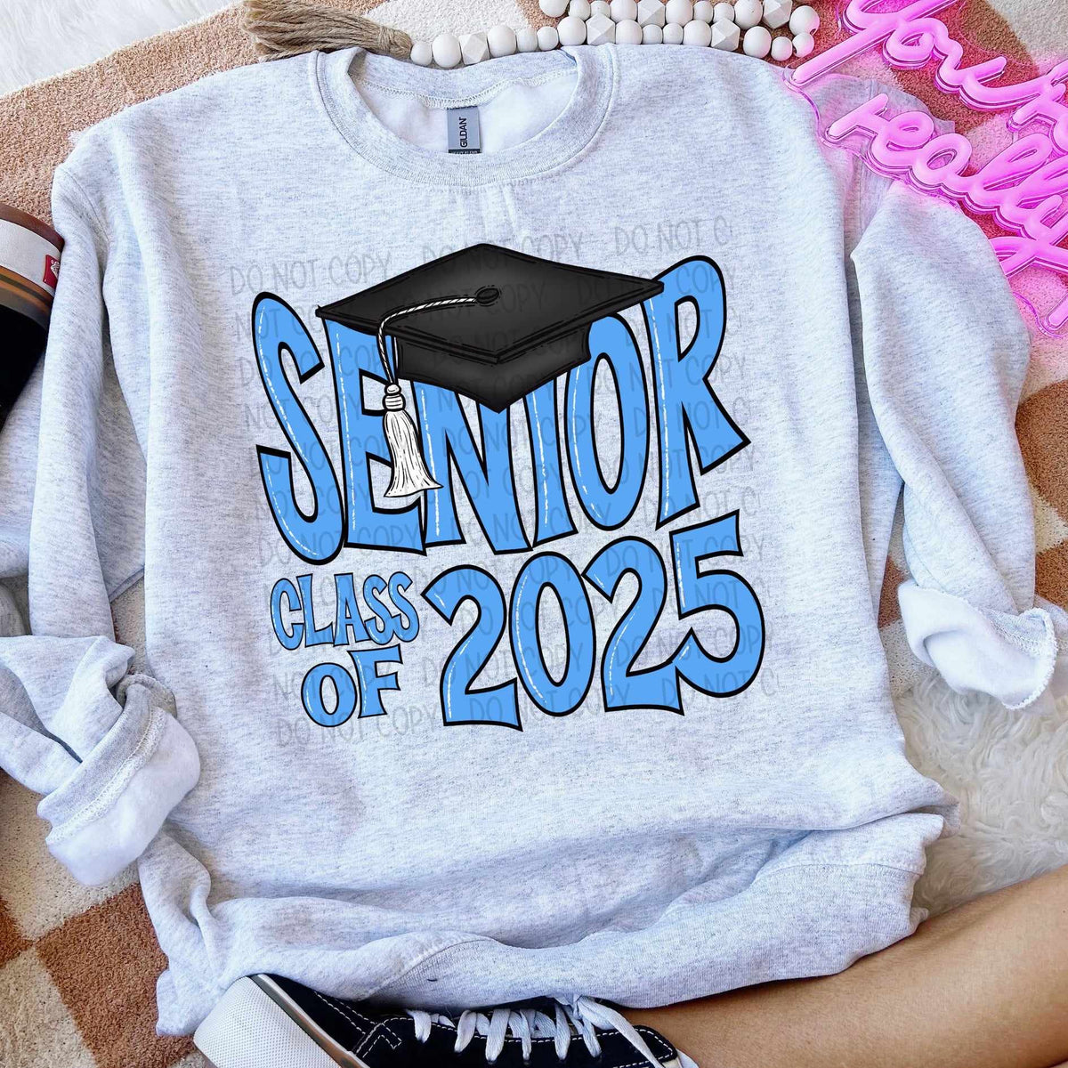 Senior class of 2025 blue (SW) 60294 DTF transfer