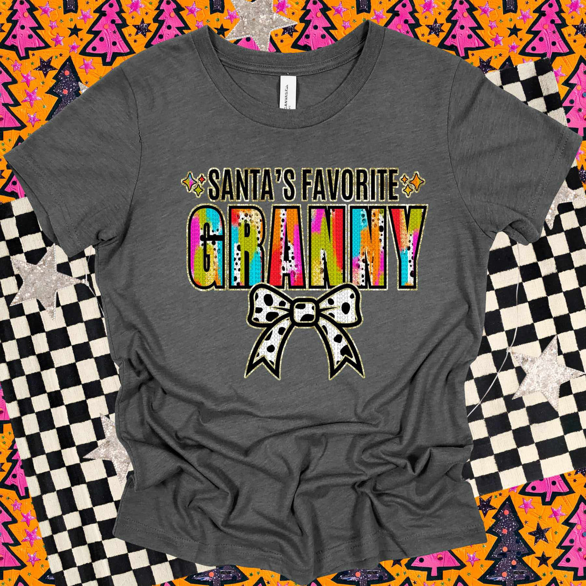 Santa’s favorite granny (HW) 67072 DTF transfer