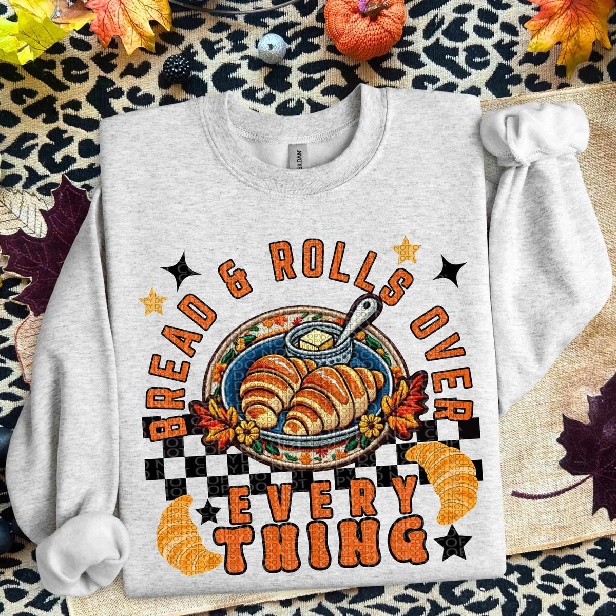 Bread & rolls over everything (HW) 60069 DTF transfer