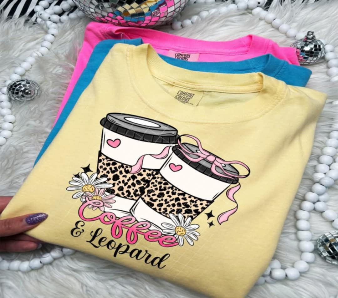 Coffee & leopard (Linda) 106603 DTF transfer