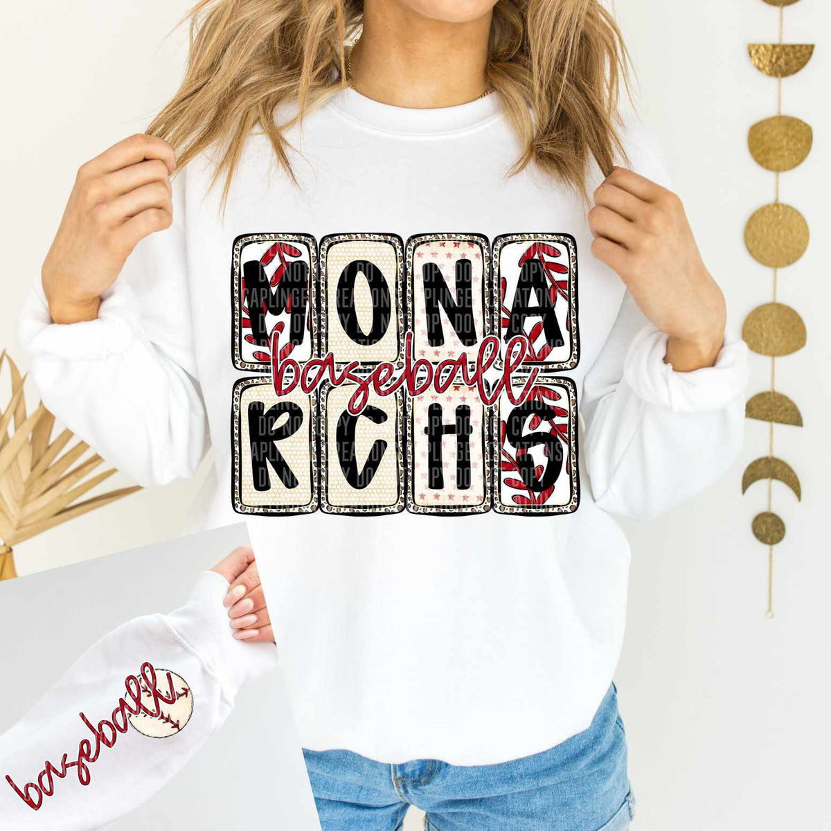 Monarchs Baseball FRONT (caplinger) 82628 DTF transfer