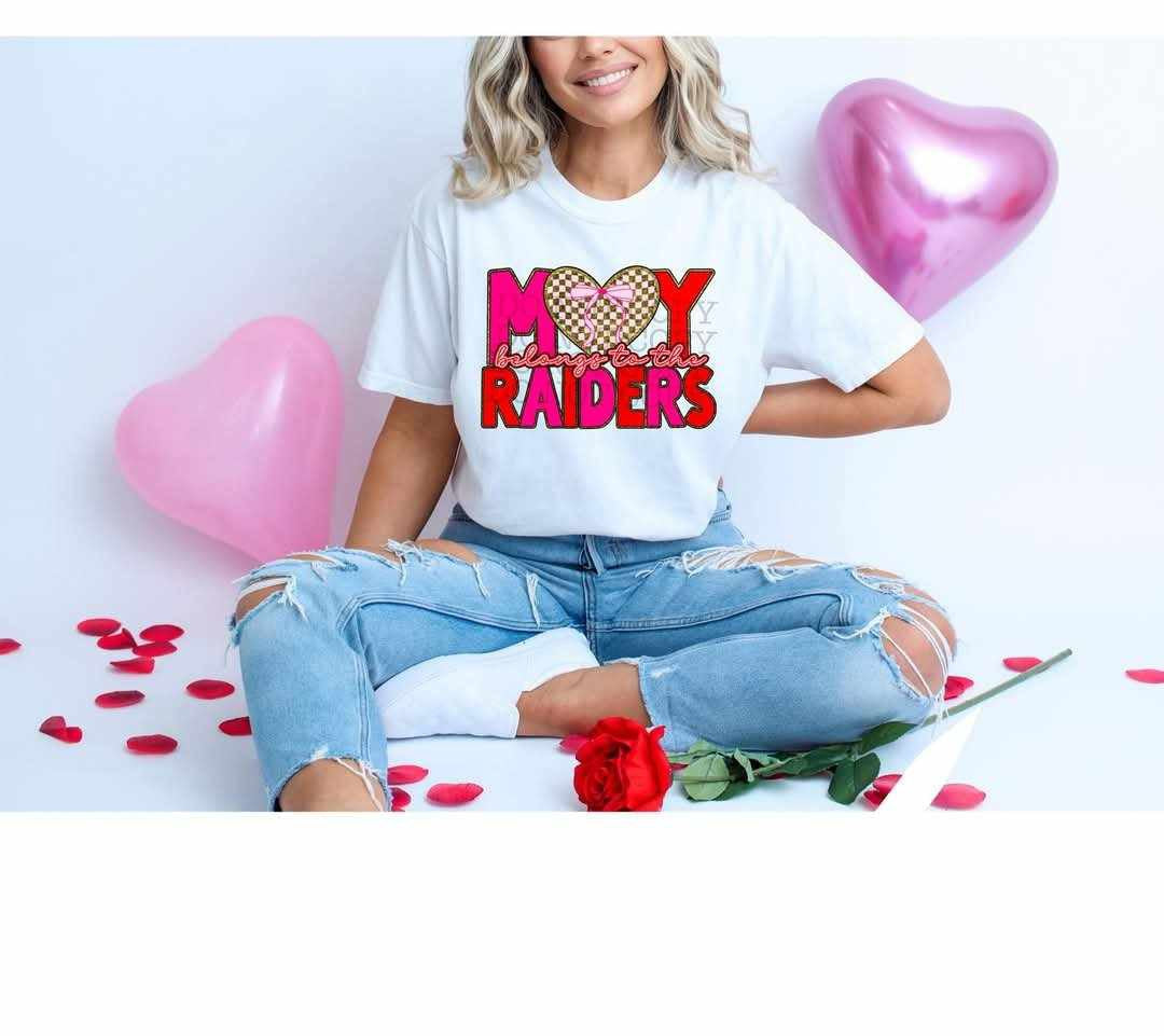 My heart belongs to the raiders (C’s) 79815 DTF transfer