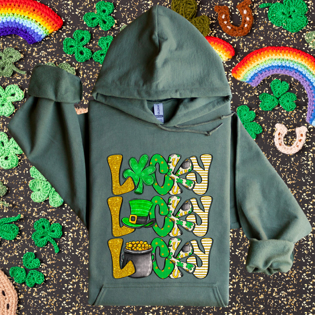 Lucky stacked (SDD) 85925 DTF transfer