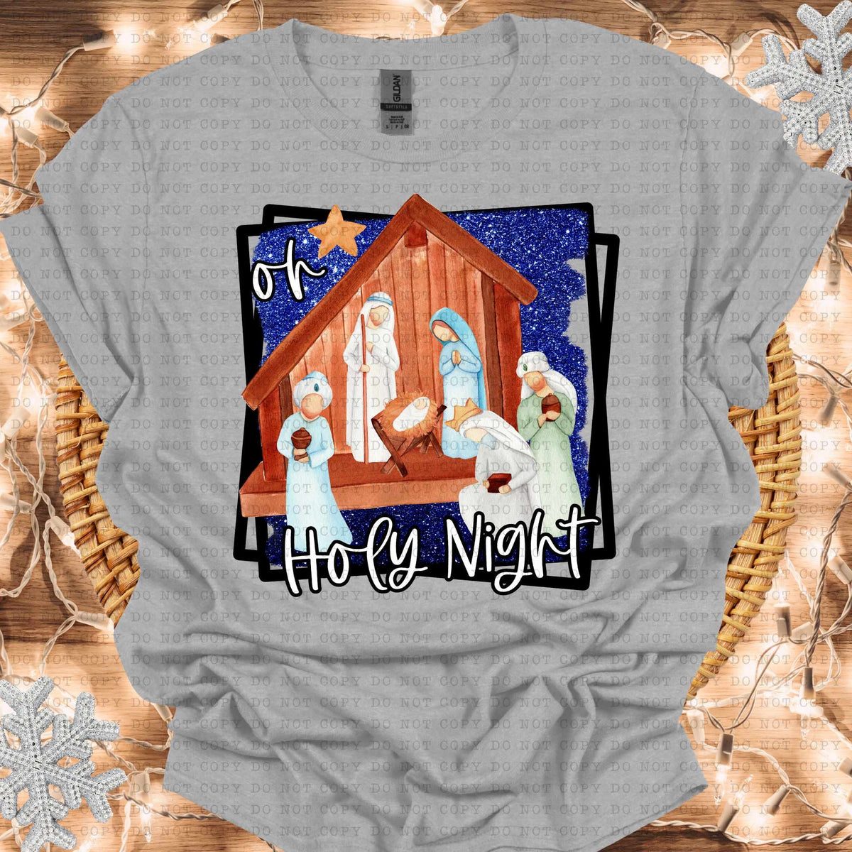 Oh holy night (ECHT) 64546 DTF transfer