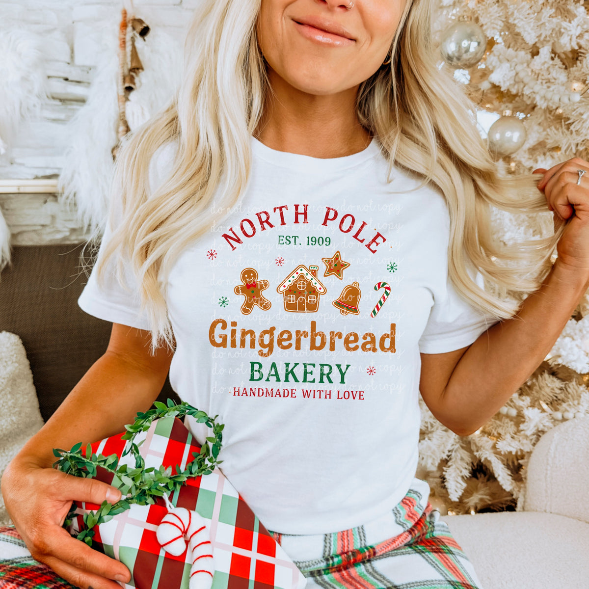 North Pole Gingerbread 115131 DTF Transfer