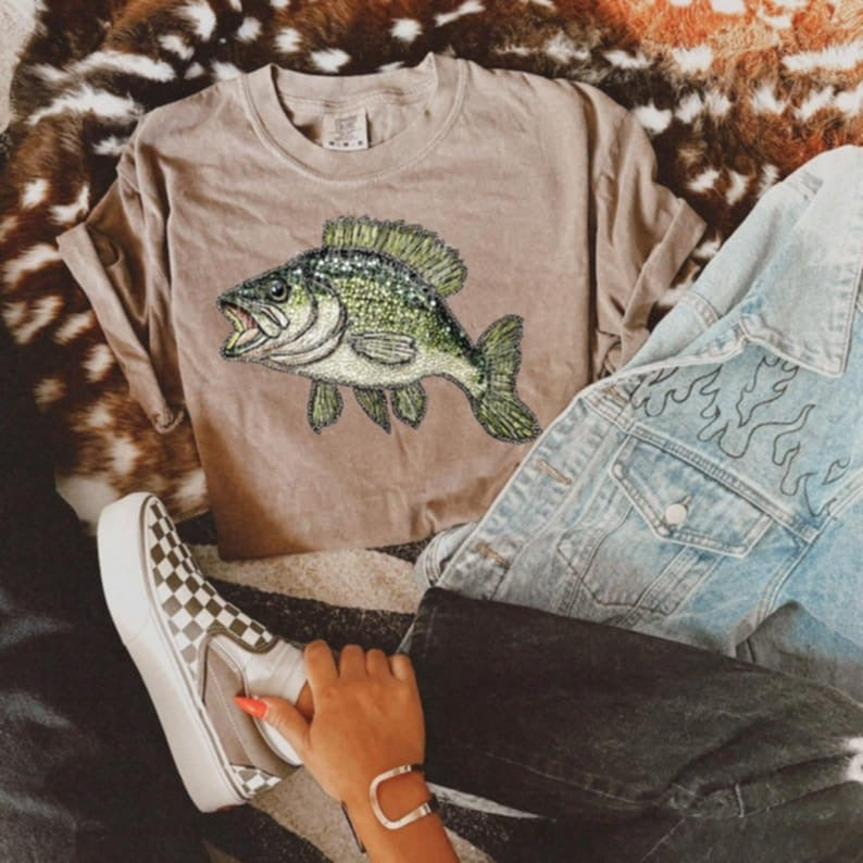 Green fish 95098 DTF transfer