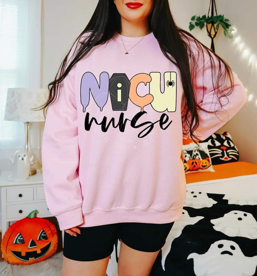 NICU nurse Halloween (LYTTLE) 55249 DTF transfer