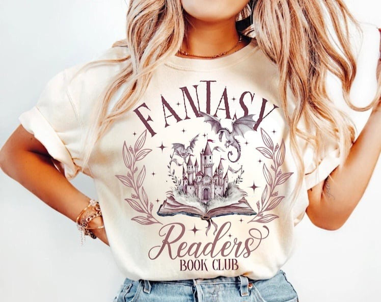 Fantasy reader book club 55305 DTF transfer