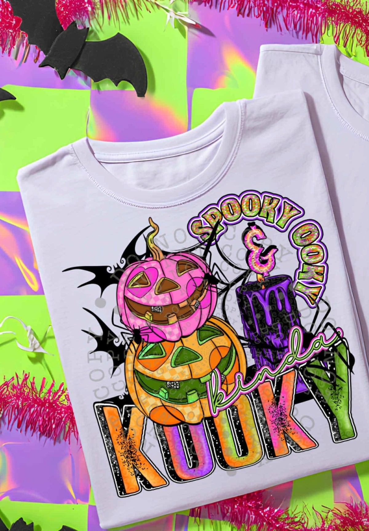 Spooky ooky kinda kooky 109126 DTF transfer